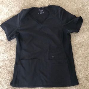 Cherokee iFlex Black Scrub Top